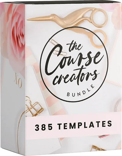 course creator templates bundle