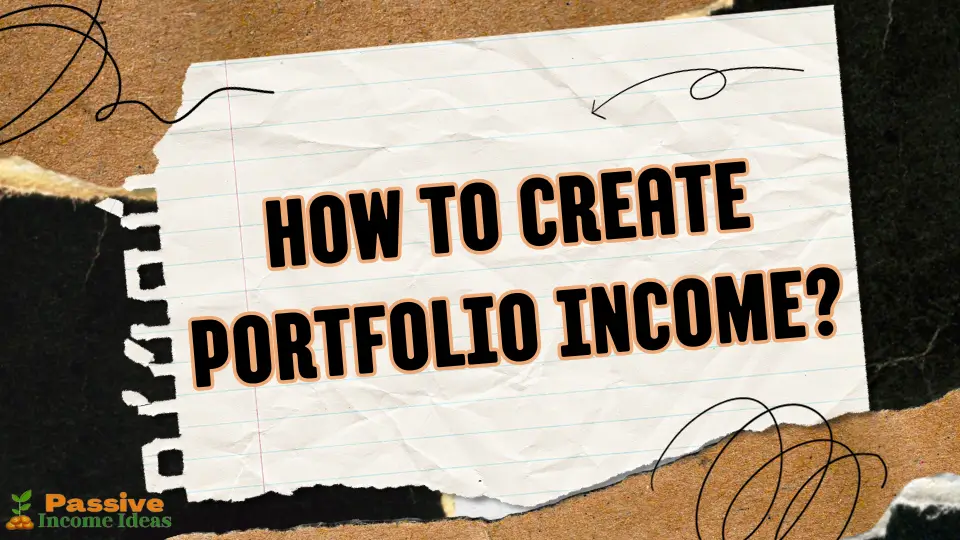 How to create Portfolio Income?